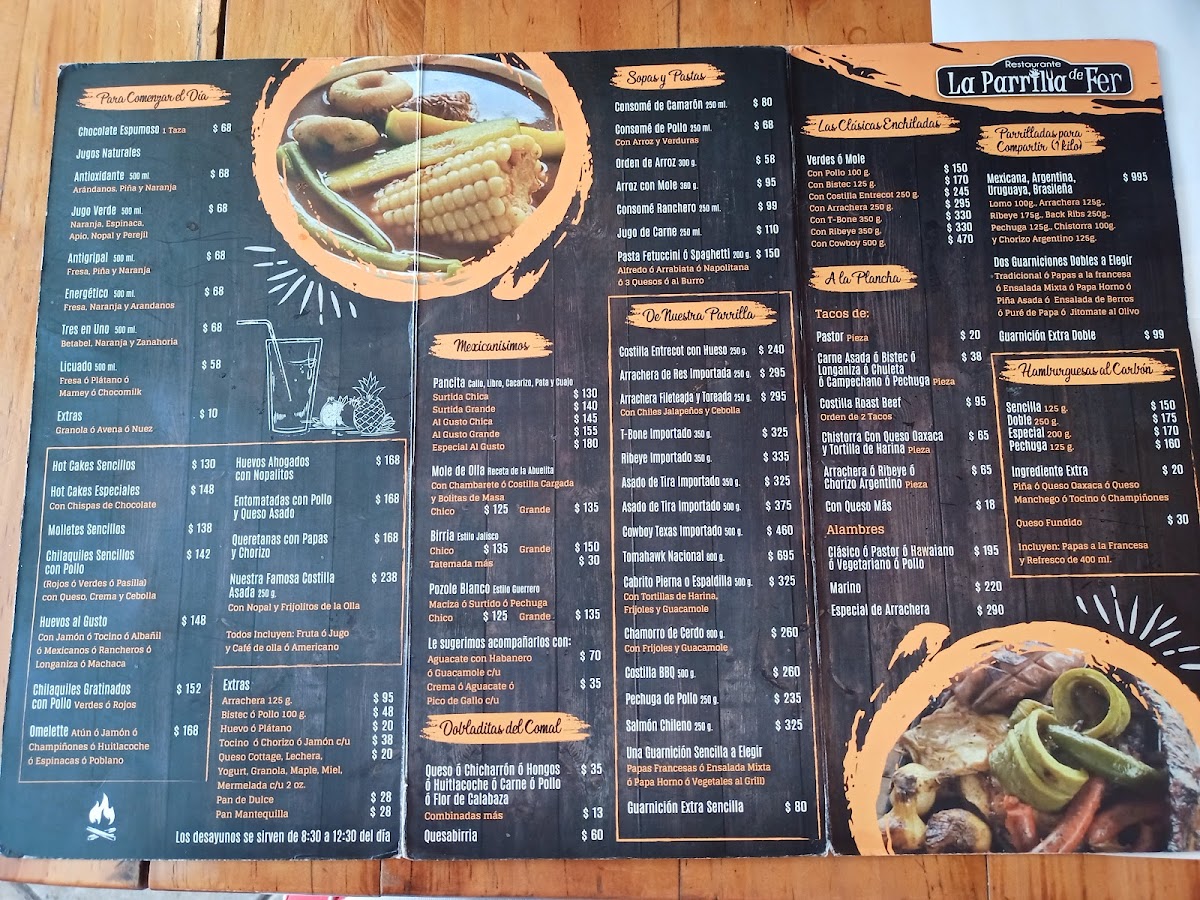 La Parrilla de Fer Menu - Image 1